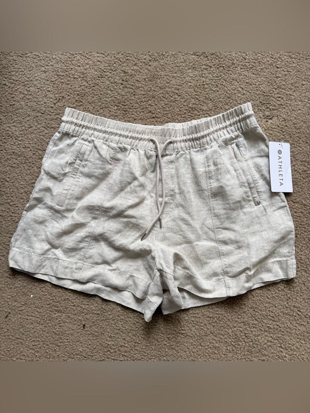 Athleta retreat linen shorts